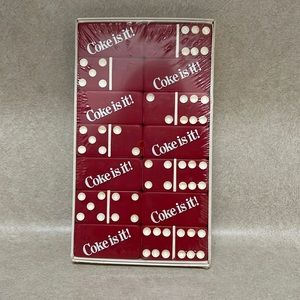 Vintage 1980s Coca Cola Dominos